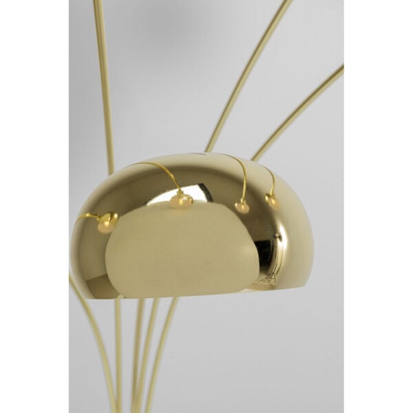 Vloerlamp Five Fingers Brass Kare Design Vloerlamp 60631