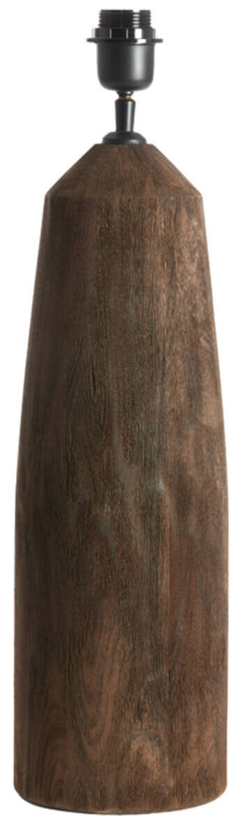 Lampvoet Trapani - Hout Mat Donker Bruin Light & Living Lampvoet 7042164