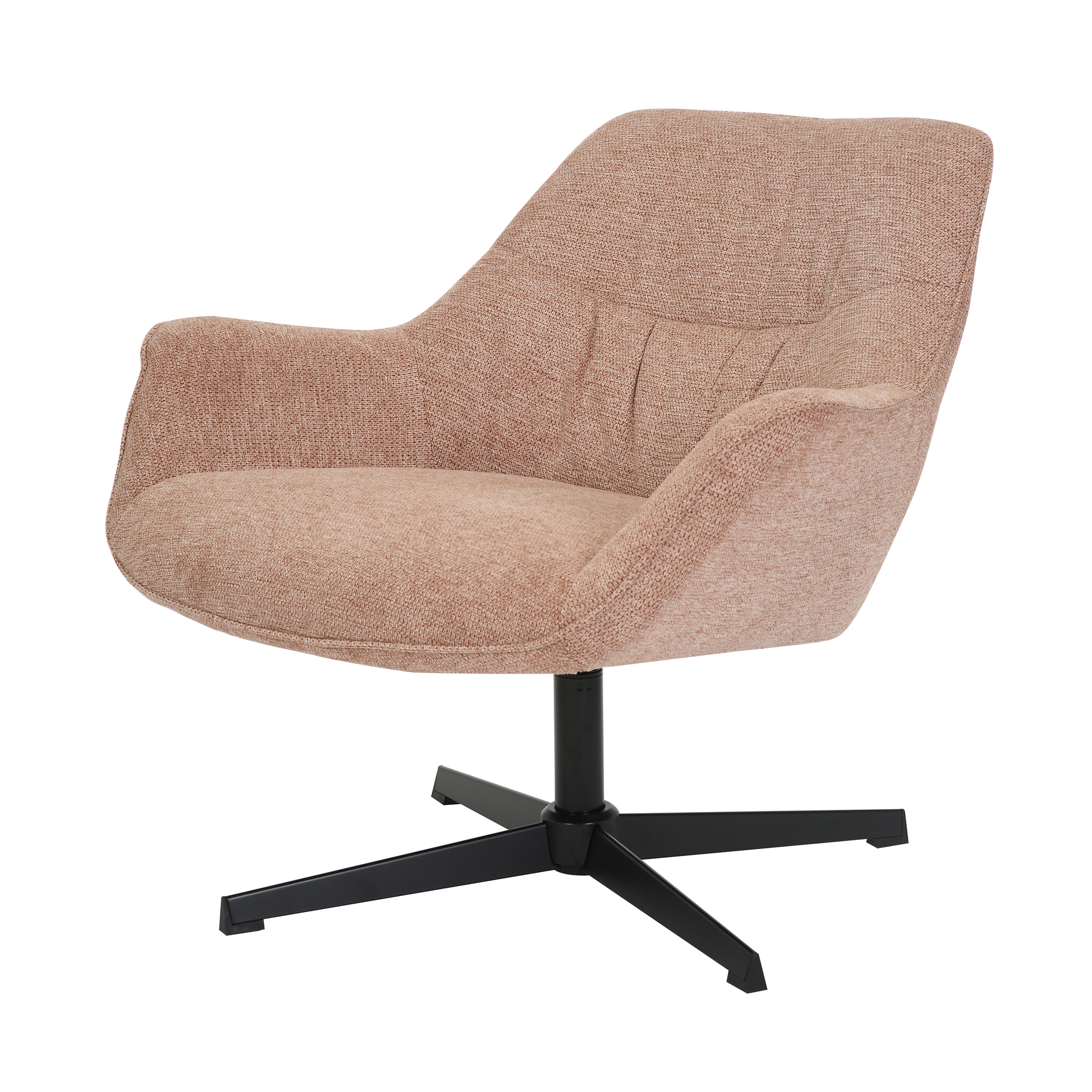 Livingfurn Draaifauteuil 'Daphne' Brique