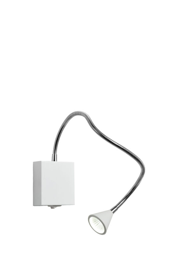 BUDDY Bedlamp / Wandlamp LED 1x4W 4000K - Wit Lucide Tafellamp 18293/03/31