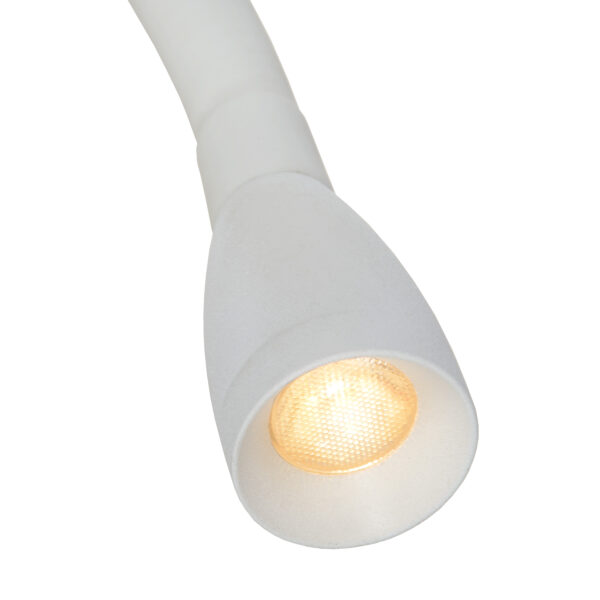 GALEN-LED Bedlamp / Wandlamp LED 1x3W 3000K - Wit Lucide Tafellamp 18294/03/31