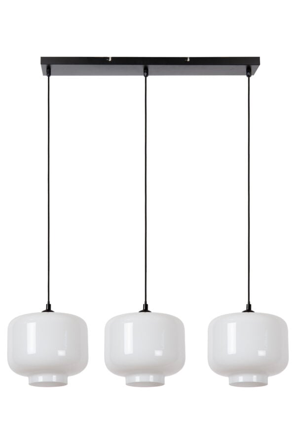 MEDINE Hanglamp 3xE27 - Opaal Lucide Hanglamp 46413/03/61