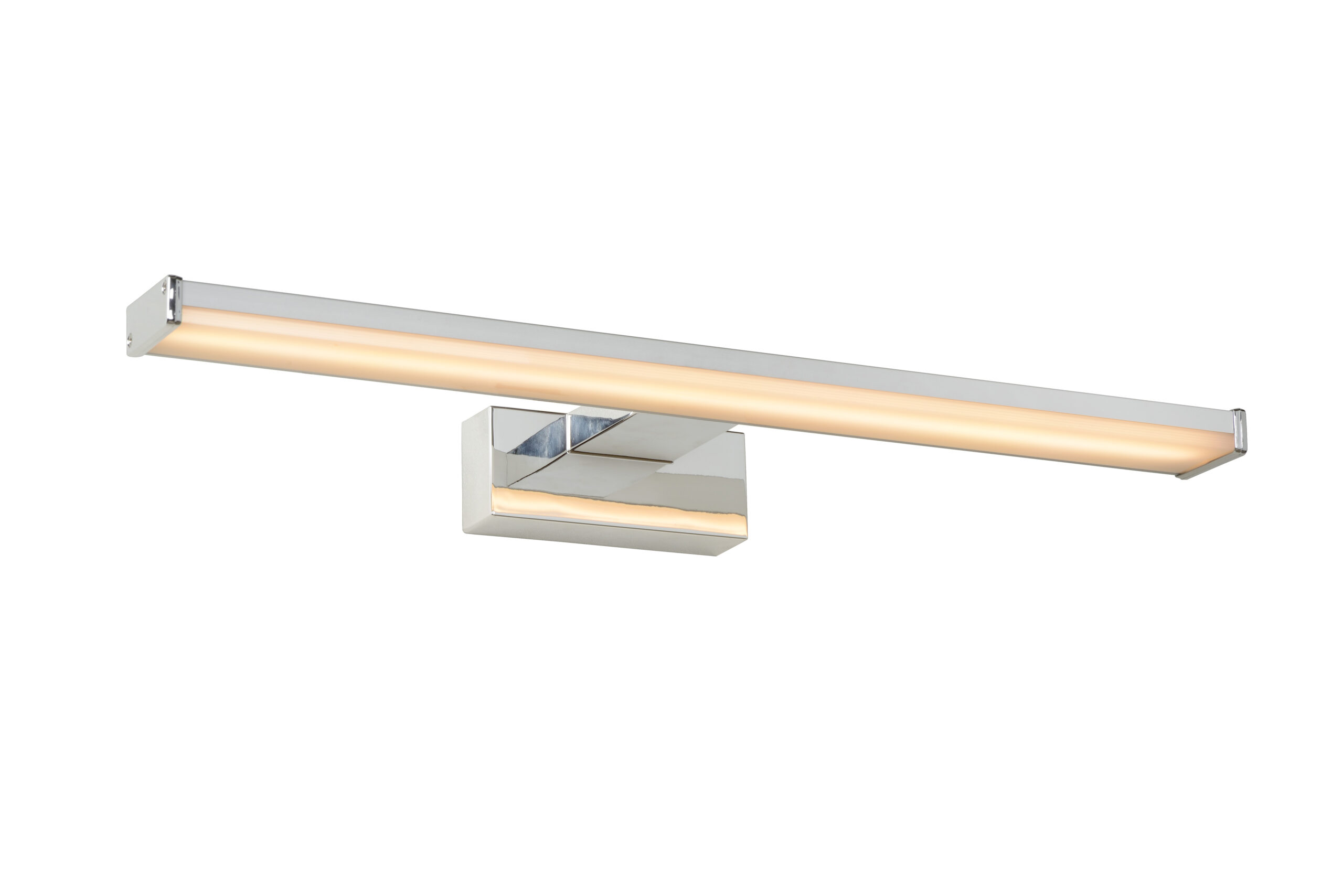 ONNO Spiegellamp Badkamer LED 1x8W 3000K IP44 - Mat Chroom Lucide Wandlamp 79297/08/12