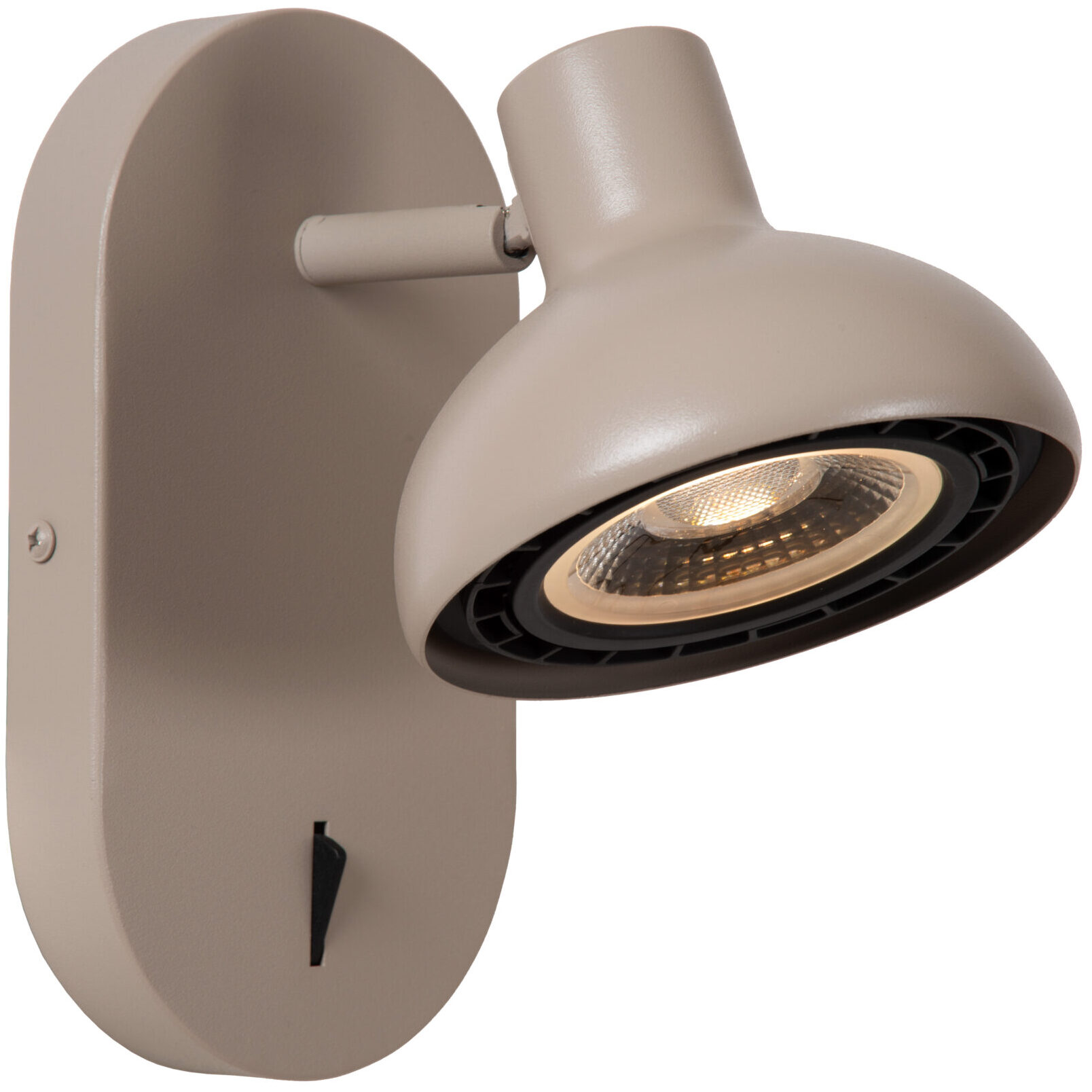 SENSAS Bedlamp / Wandlamp 1xGU10 (ES111) - Beige Lucide Tafellamp 30997/11/38