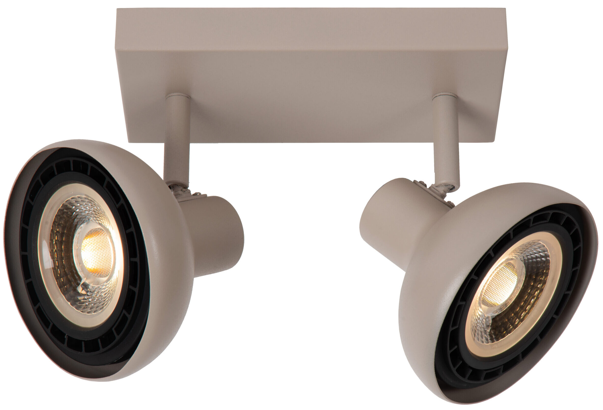 SENSAS Plafondspot 2xGU10 (ES111) - Beige Lucide Plafondlamp 30997/02/38