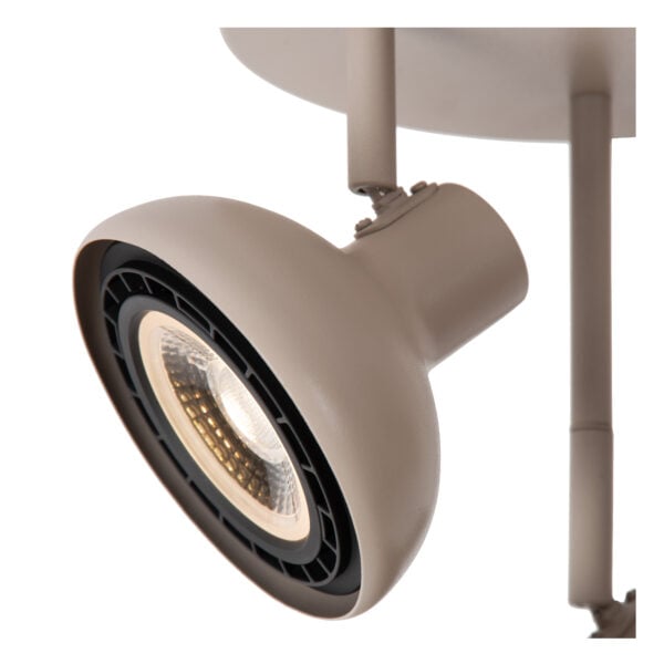 SENSAS Plafondspot Ø25,8 cm 3xGU10 (ES111) - Beige Lucide Plafondlamp 30997/13/38