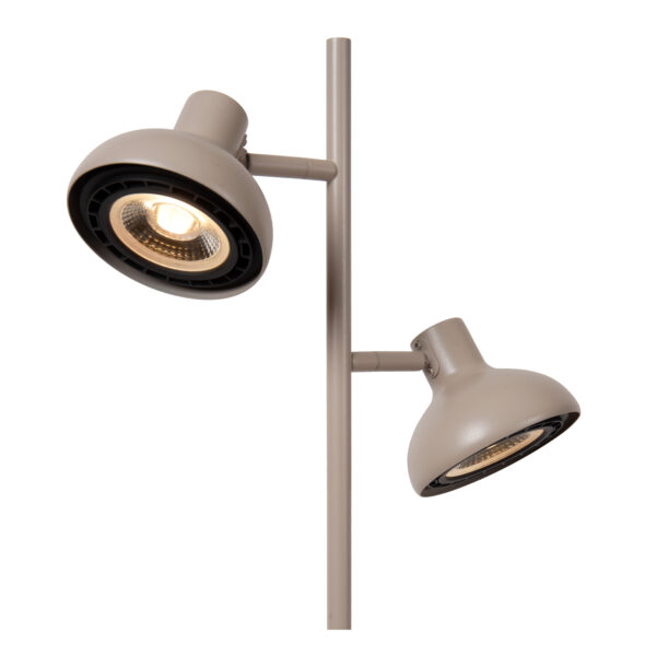 SENSAS Vloerlamp 2xGU10 (ES111) - Beige Lucide Vloerlamp 30797/02/38