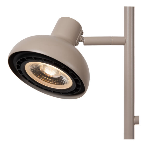 SENSAS Vloerlamp 2xGU10 (ES111) - Beige Lucide Vloerlamp 30797/02/38