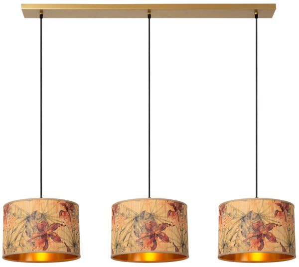 TANSELLE Hanglamp 3xE27 - Multicolor Lucide Hanglamp 10415/03/99