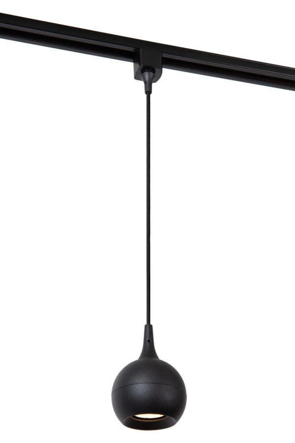 TRACK FAVORI Hanglamp 1-fase Railsysteem / Railverlichting 1xGU10 - Zwart (Uitbreiding) Lucide Raillamp 09956/01/30