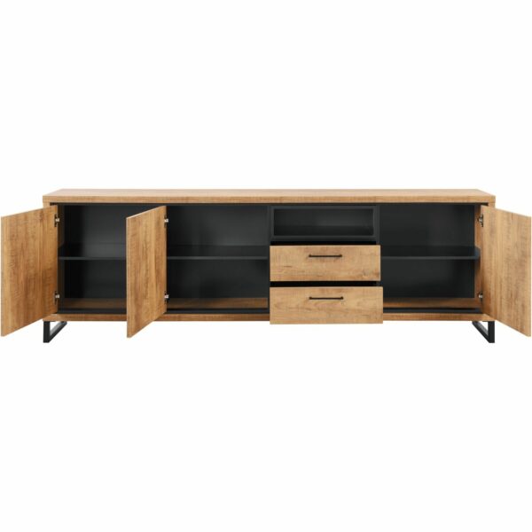 Profijt Meubel Dressoir 238cm Imbaro Bruin|Naturel Dressoir