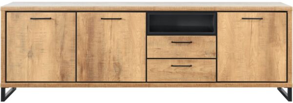 Profijt Meubel Dressoir 238cm Imbaro Bruin|Naturel Dressoir