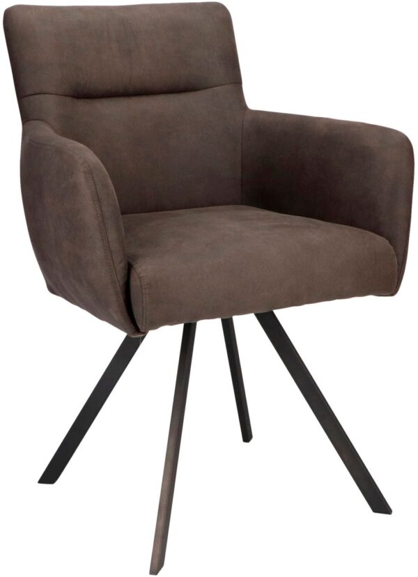 Pronto Wonen Armstoel Cassina donkerbruin Bruin Eetkamerstoel