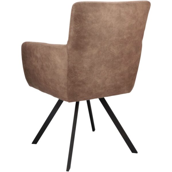 Pronto Wonen Armstoel Cassina taupe Taupe Eetkamerstoel