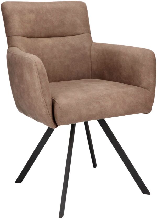 Pronto Wonen Armstoel Cassina taupe Taupe Eetkamerstoel