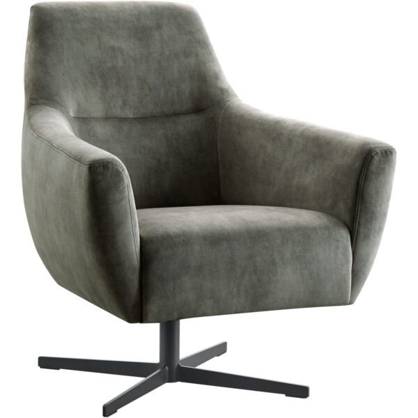 Pronto Wonen Draaifauteuil Gudo donkergroen Groen Draaifauteuil