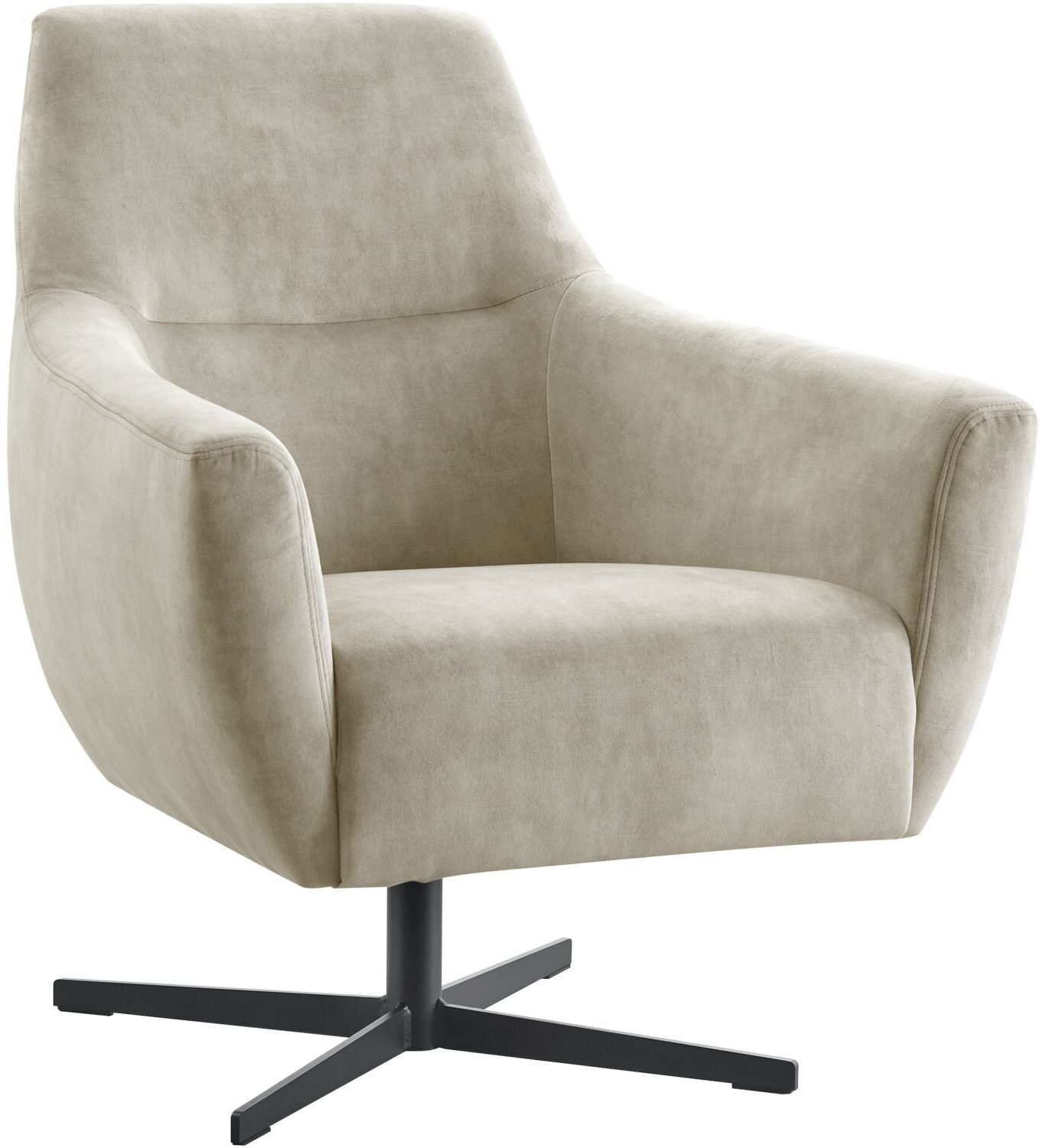 Pronto Wonen Draaifauteuil Gudo grijs Grijs Draaifauteuil