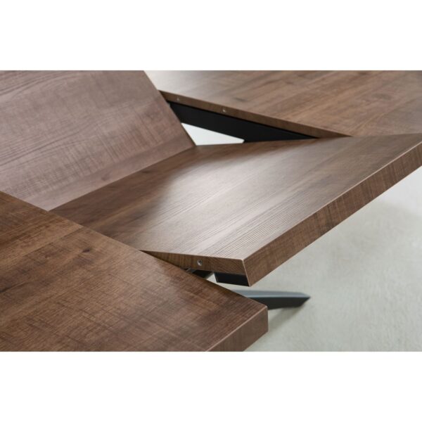 Pronto Wonen Eettafel Mascaro 180/238x102 cm Deens ovaal uitschuifbaar Bruin|Naturel Eettafel