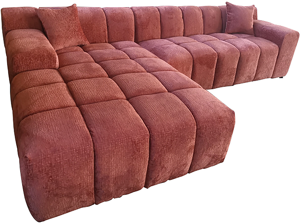 Richmond Interiors Sofa Cube 3-zits + lounge links  Bank