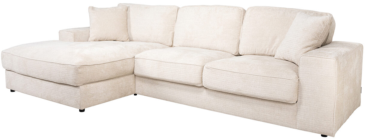 Richmond Interiors Sofa Santos lounge left + 2,5-seater beige niagara Beige Bank