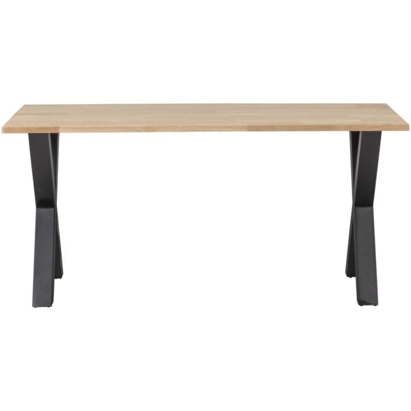 WOOOD Combi-Eettafel: eiken 160x90 & alkmaar poot Untreated Eettafel