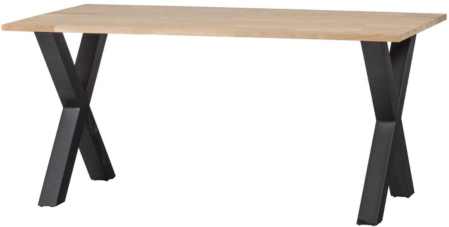 WOOOD Combi-Eettafel: eiken 180x90 & alkmaar poot Untreated Eettafel