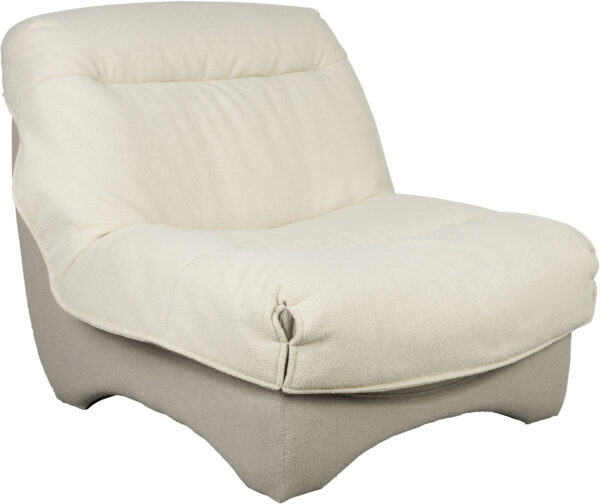 Fauteuil Twister Beige White Label Living  ZVR1000262