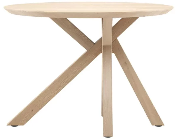 Xooon Cosenza bartafel rond 130 cm (hoogte: 92 cm) - natural Naturel Eettafel