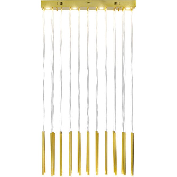 Hanglamp Living Vegas Brass LED Kare Design Hanglamp 38882