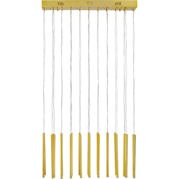 Hanglamp Living Vegas Brass LED Kare Design Hanglamp 38882