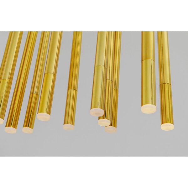 Hanglamp Living Vegas Brass LED Kare Design Hanglamp 38882