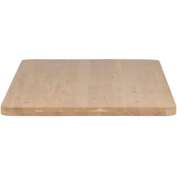 WOOOD Eettafel tafelblad eiken naturel curved 200x90 Naturel Tafelblad