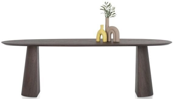 Xooon Trenton eetkamertafel 270 x 120 cm - clay Bruin Eettafel