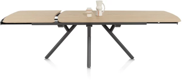 Xooon Novello uitschuiftafel 170 (+ 60) x 100 cm Naturel Eettafel