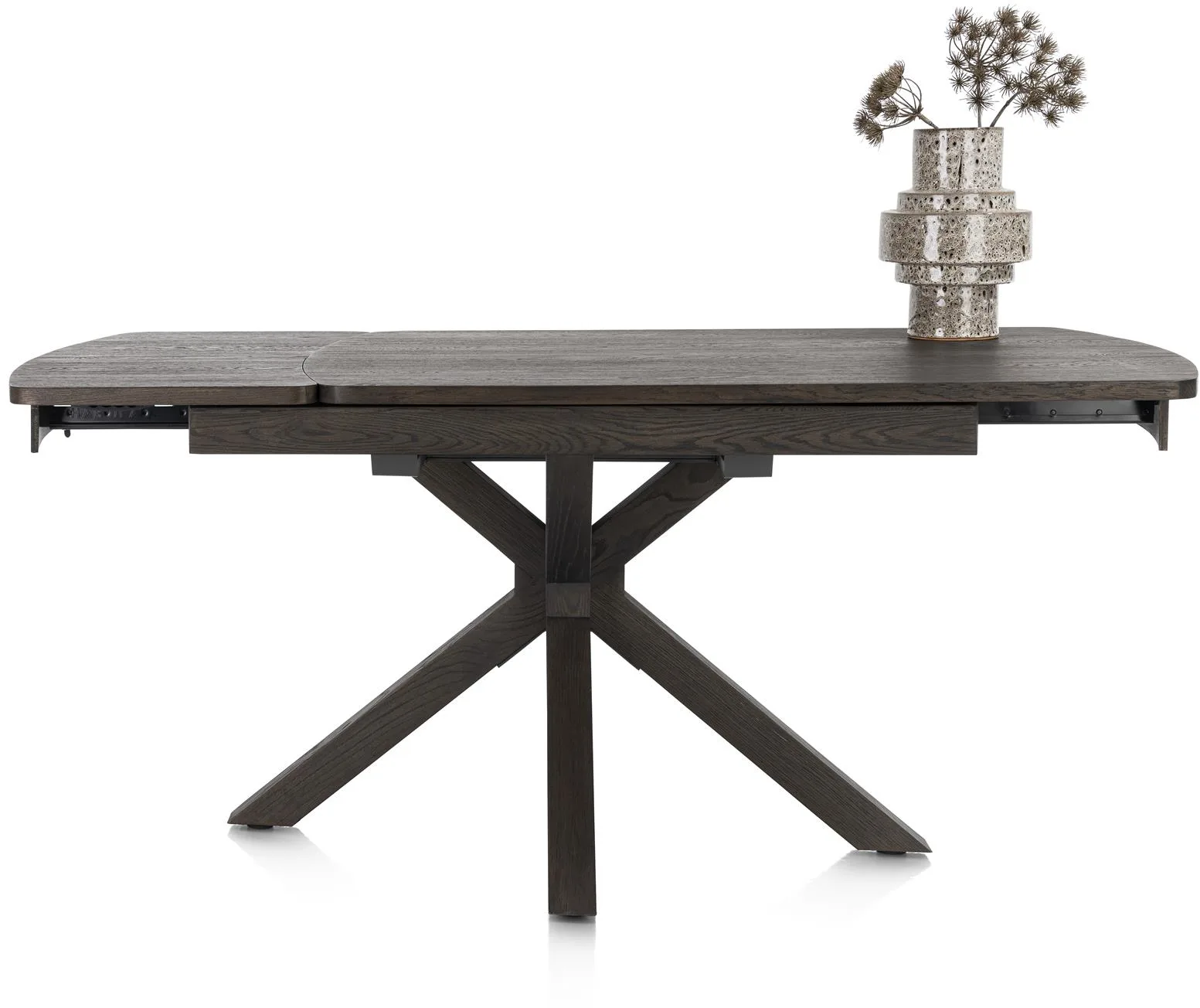 Henders & Hazel Nyon uitschuiftafel 140 (+ 50) x 100 cm - basalt Eettafel