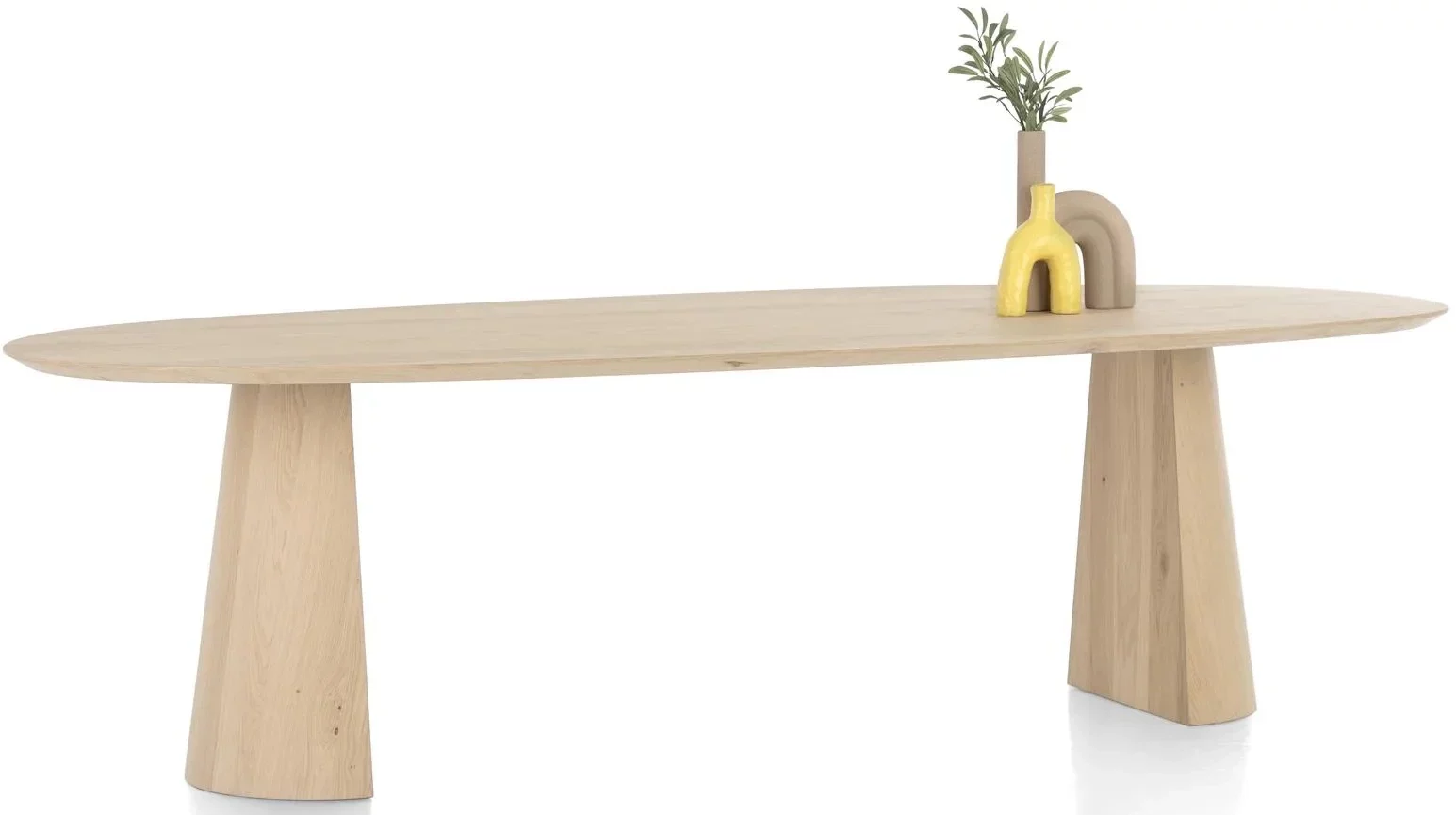 Xooon Trenton eetkamertafel 210 x 110 cm - natural Naturel Eettafel