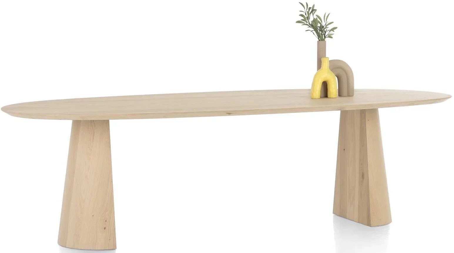 Xooon Trenton eetkamertafel 270 x 120 cm - natural Naturel Eettafel