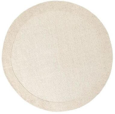 COCO maison Timeless Classic karpet 250dia - creme Beige|Wit Vloerkleed