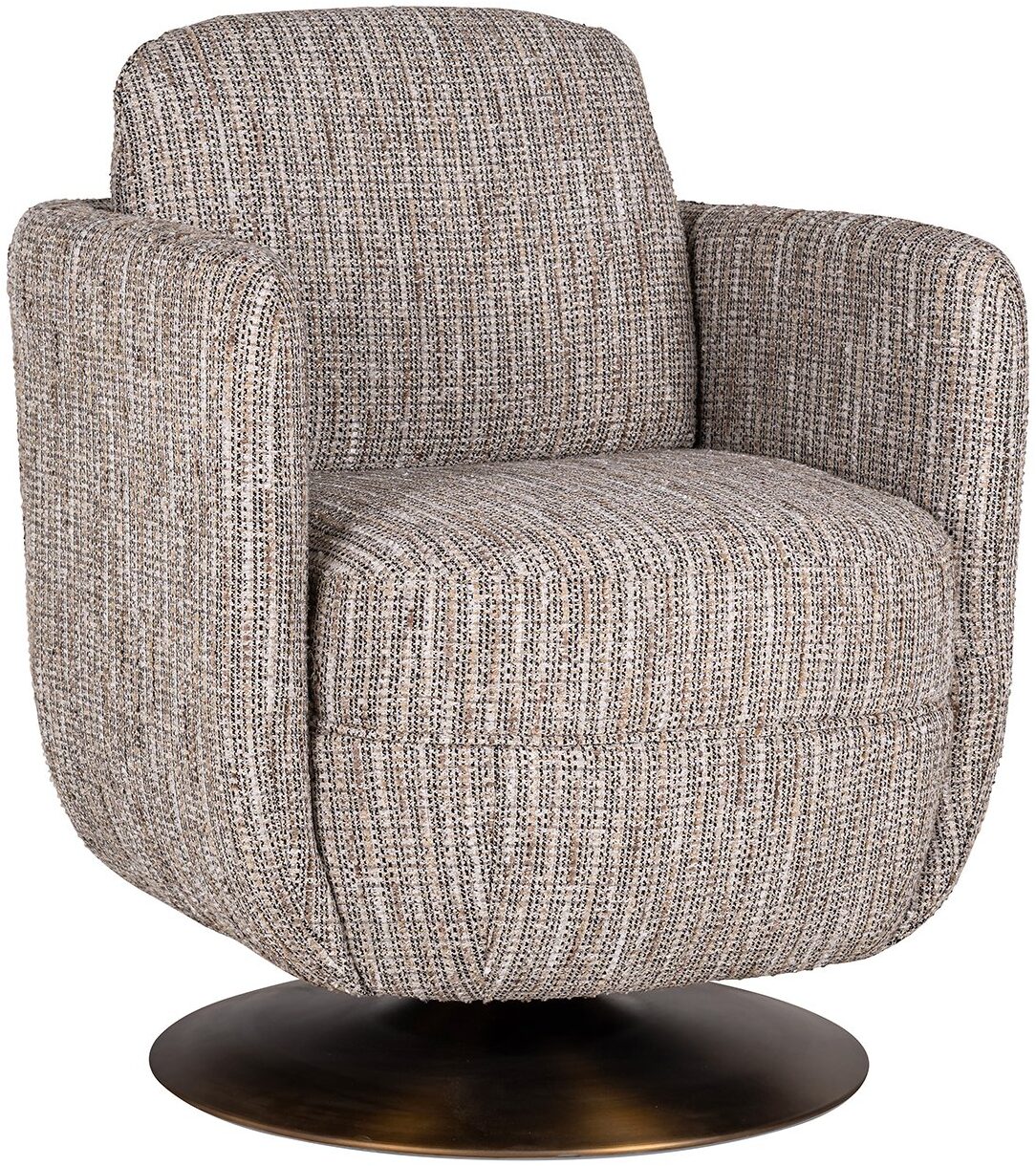 Richmond Interiors Draaifauteuil Turner beige coco Beige Fauteuil