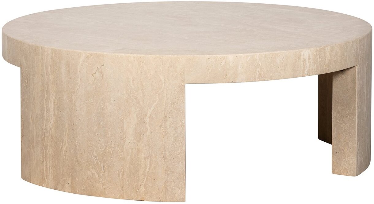 Salontafel rond Biltmore Italian beige Travertine