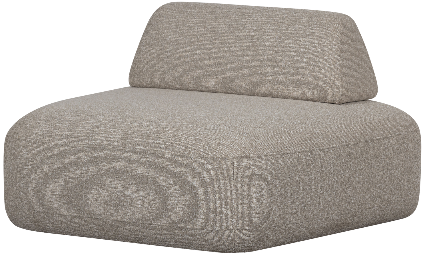 Sterck fauteuil met verplaatsbare rugleuning naturel