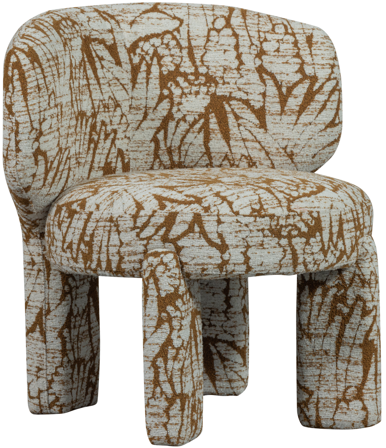 WOOOD Fauteuil Upke Geweven stof - Naturel/Bruin