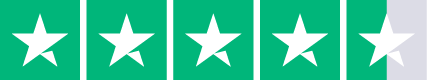 Trustpilot score 4.5 / 5.0 sterren